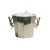 Import Hotel & Home Usage Wine Cooler Ice Basket With Round Handle Classic Design Tableware Hammered Bottle Storage Ice Basket from China