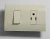 Import Household Electric Standard Plate Panel Toggle 1 Gang 3 Pins Wall Switch Socket from China