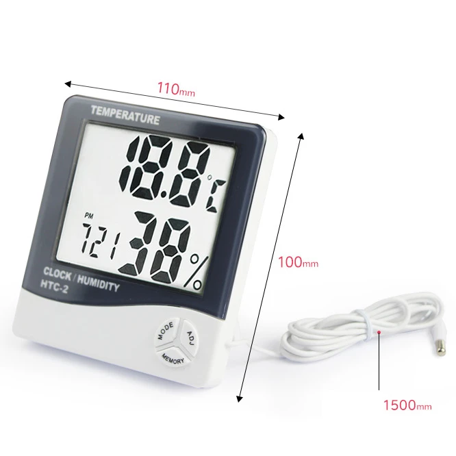 HTC-2 electronic large screen digital temperature and humidity meter Thermohygrometer