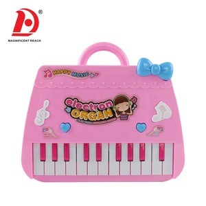HUADA22 Keys Baby Cartoon Electric Organ Kids Piano Keyboard Electronic Musical Toys for Sale