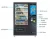 Import HUIZU WM22-W black color Vending machine foods and drinks combo vending machine from China