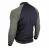 Import Hunting Solutions Merino Wool Thermal Underwear Base Layer Long Sleeve Zip Collar Shirt Black Green from China