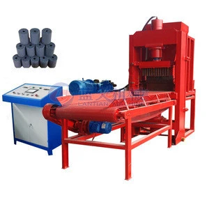 Hydraulic bbq bamboo charcoal briquette making machine plant