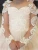 Import Illusion Appliques Scalloped Neckline Long Sleeve Girl Wedding Dress WF126 from China