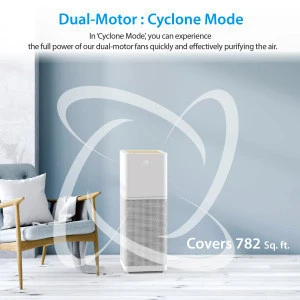 IMUNSEN M001W 2020 Brand New Eco Friendly Real Cypress Filter Dual Fan IOT H13 True Hepa Filter Smart Home Air Purifier