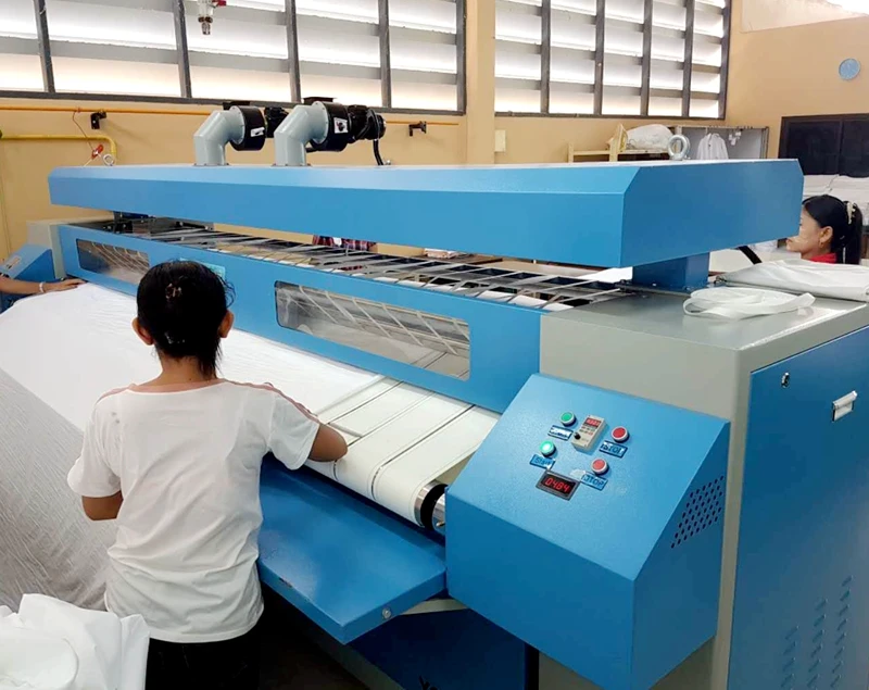 Industrial automatic sheet ironing machine & hotel laundry ironing machine
