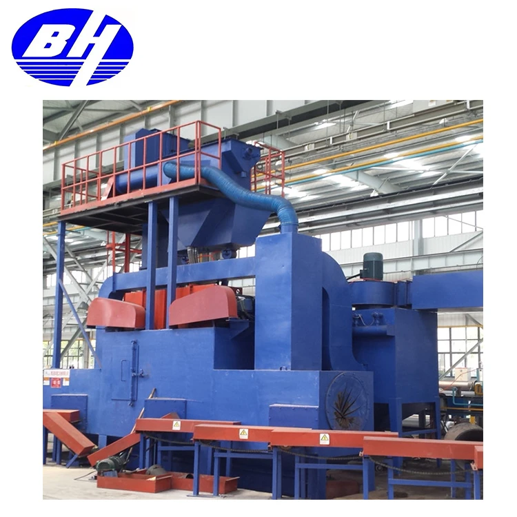 Industrial electric Steel Pipe Shotblast Cleaning Machine/Sand Blasting Equipment for sale