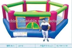 Inflatable boxing ring for outdoor use,inflatable sport games