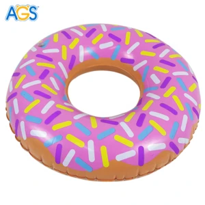 Inflatable  sweety donut swim ring for adult for pool party