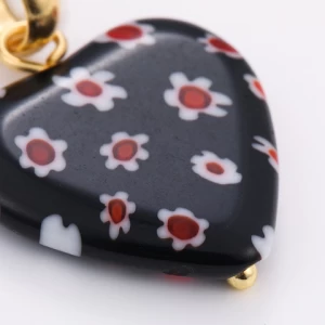 INS Original Design DIY Charms Accessories Heart Shape Pearl Mushroom Colorful Glasses Shell Pendant