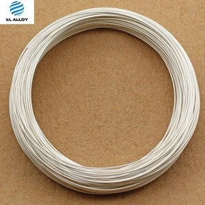 insulated enamel silver wire 9999 copper wire sliver plated for cable