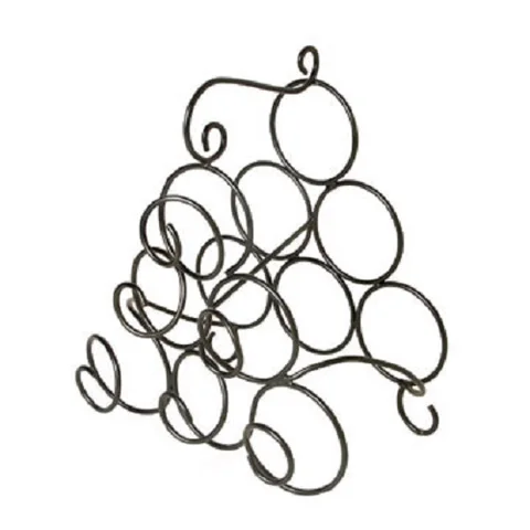 Buy Iron Wire Wine Rack Tabletop Bar Countertop Metal Bottle Holder ...