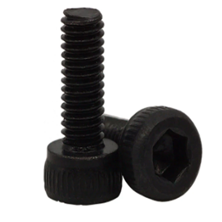 ISO 4762 carbon steel blackening hexagon socket head screw