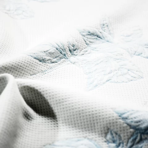 Jacquard Mattress Fabric Fragrant Peppermint Aromatic After-treatment Knitted Bedding 100% Polyester Home Textile YARN DYED Weft