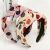 Import Japanese and Korean version of simple polka dot wide side knotted fabric headband adult hair accessories from China
