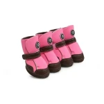 JML pink snow boots for dogs mesh big hole breathable mesh shoesdog boots dog shoes cute   pet accessories