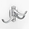 JOMOO Flexible Swivel Bathrobe Hook, Wall Mounted Towel Robe Clothes Hat Coat Triple Hook for Bath Kitchen, Chrome