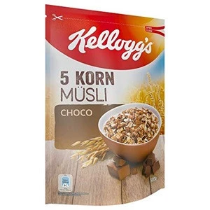Kelloggs 5 KORN  Muesli CHOCO 500g (Breakfast Cereals,Baby cereals)  frosted