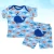 Import kid clothes 100% cotton children clothing set,Spring kids clothing child tshirt short trousers from China