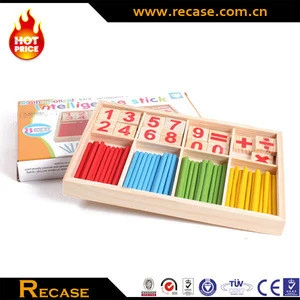 Kids Toys For Play School Wooden Counting Sticks Mathematical Intelligence Educational Toy