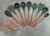 Import Kitchen Accessories Rose Gold Handle Silicone Cooking Utensils Cookware Tools Set from China