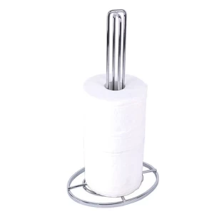 Kitchen Paper Towel Holder Stand Metal Rack Stainless Steel Toilet Paper Holder Bathroom Storage Kitchen Paper Roll Holder