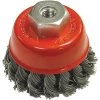 Knotted Wire Cup Brush Twisted Wire Brush For Grinders