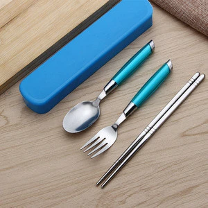 korean stainless steel chopsticks and spoon chopsticks stainless steel