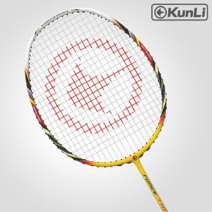 KUNLI Badminton Racket FORCE 770 Full Carbon 3U Professional Raket badminton Attack Rackets free string