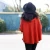 Import Ladies winter wool blended cabel stitch oversize style knit pullover sweater with hood from China