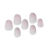 lady french nail tips natural matte false nail for customer design pure white oval head false nail pieces