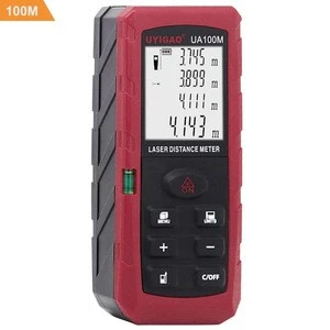Laser distance meter 100M rangefinder trena laser tape range finder build measure device ruler test tool UA100M