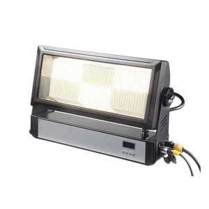 Latest model ip65 waterproof 450w 6 dimmer curve 1008 pcs warm or cool white led flood strobe light with 2/6/11 DMX channels