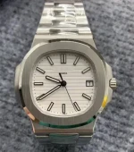 Latest PP Nautilus Noob Watch 3K Factory Ppf Cal. 324 Movement 5711 Model 8.3mm Thickness White Dial