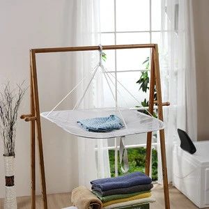 Laundry Sweater Hanging Basket Folding Drying Mesh Clothes Dryer Net