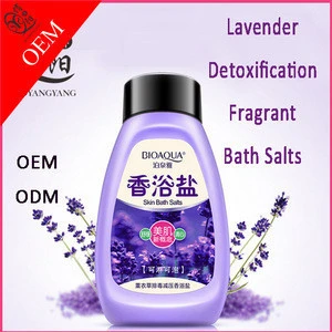 Lavender bath salts Relieve body deep clean skin moisturizing bath salt water lock OEM
