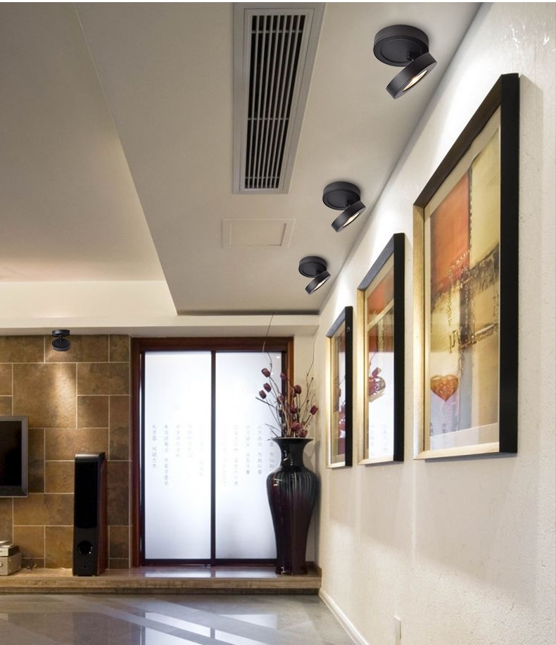 Buy Led Down Light Foldable 360 Degree Rotatable Ceiling Lamp Cob Spot