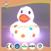Led flashing toy glowing vinyl bath toy light-up toys