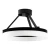 Import LED Semi-Flush Mounted Matte Black Finish Pendant Lights Ceiling Lamp Round Led Ceiling Light with ETL from China