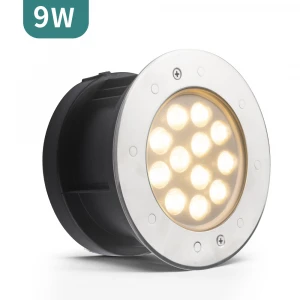 led underwater lights 9W DC24VStructure Waterproof Outdoor Round Recessed  SS316L Led Swimming Pool Underwater Lights