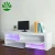 Import living room furniture Unique design modern wood tv table with high gloss UV board door with led light from China