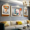 Living Room Modern Decor Simple Nordic Abstract Geometric Picture Frame Crystal modern wall print paintings canvas art decor