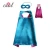 Import Low MOQ wholesale cheap 4-6 years two colours super hero cape and mask for chid from China
