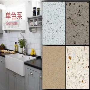 Low Price Artificial Slab Tile Starlight Quartz Stone