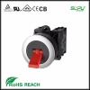 Low Price Metal Black Plastic Latch Momentary Front Ring Mini Waterproof 2 position latching Toggle Push Button Switches