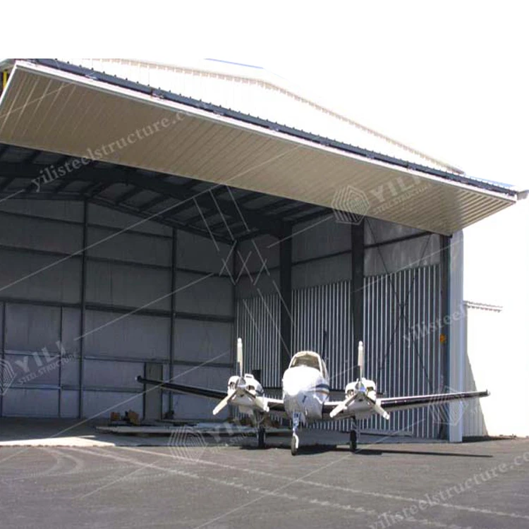 Low Price Metal Factory Hangar Building  Drawing Prefabricated Steel Structure