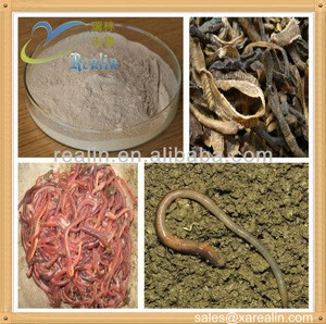 Lumbrokinase powder 25000IU/g in bulk supply favorable price earthworm extract