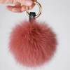 Luxury fox fur/animal ball key chain monster keychain