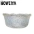 Import Luxury Glass Foot Spa Sink White Pedicure Bowl With Drain from China