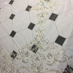 LZP395 Real Bridal Veil 4.5 Meters Beaded Wedding Veil Two Layer Cathedral Metal Comb Veil